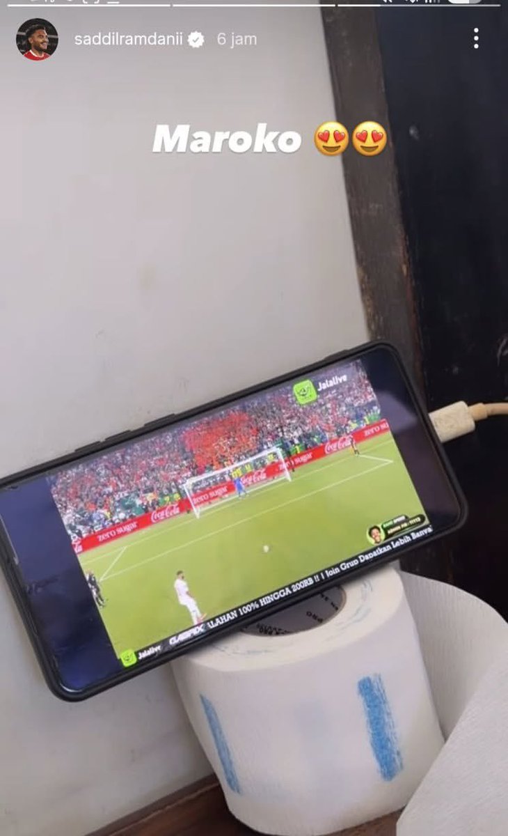 KickoFFxID's tweet photo. bang saddil itu emang lagi nonton bajakan apa lagi promoin situs judol bang https://t.co/7fVAuvEvoO