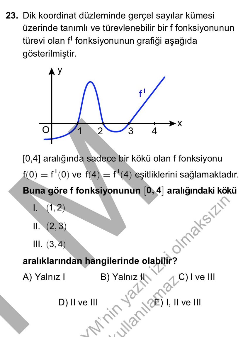 eliff0661's tweet photo. Bu soru türevde bir artan azalan sorusu 
Eğer sorunun cevap şıkkı çelişkiliyse soruyu iptal edin. Ölçme değerlendirmede sınavdan günler sonra şık değiştirilir mi? 
Milyonlarca gençin geleceği ile oynayıp ahını almayın… https://t.co/VuWVLDgaNf