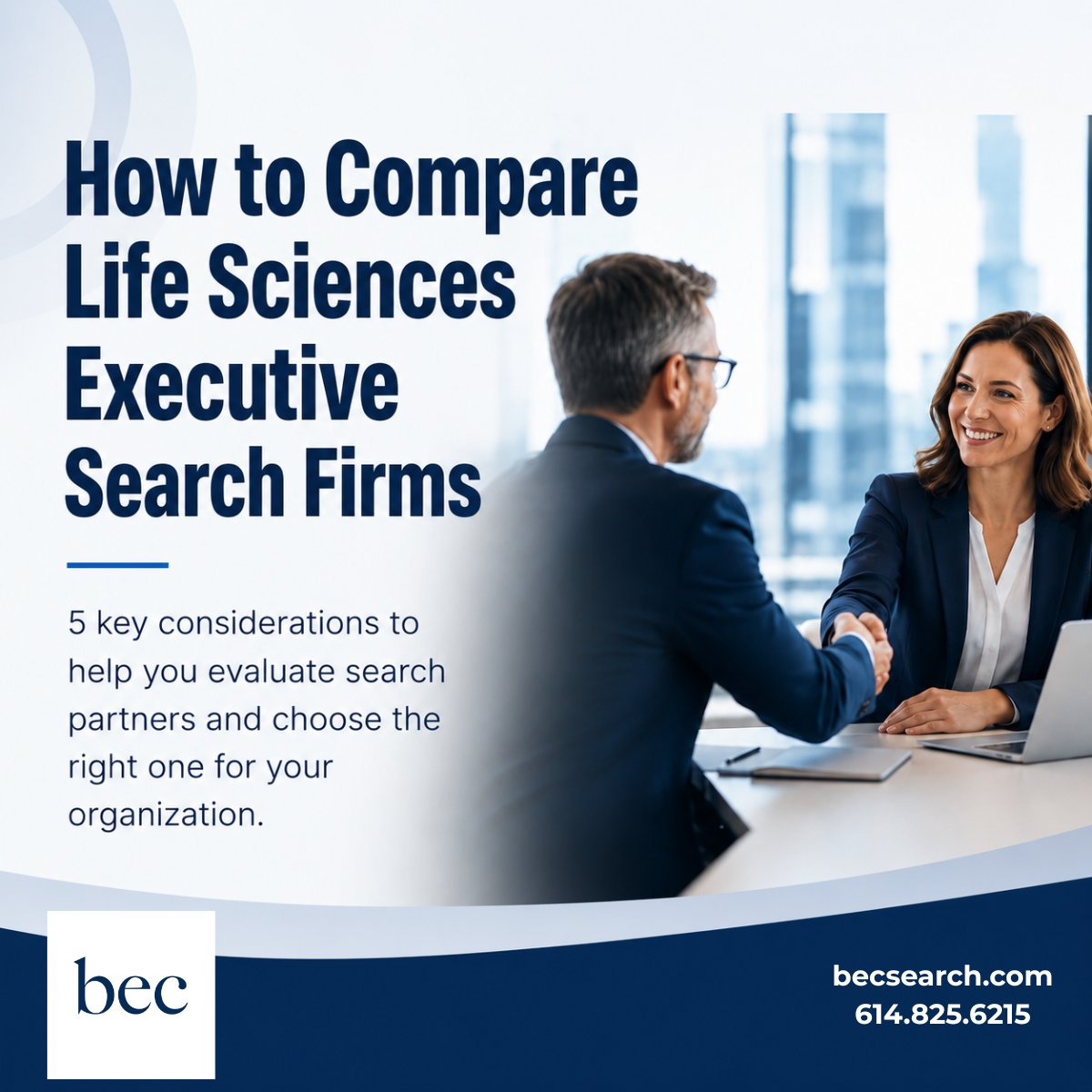 becsearch's tweet photo. Comparing life sciences executive search firms?

Not all recruiting partners bring the same industry expertise, candidate networks, or search methodology.

Our latest guide outlines 5 key considerations to help you make an informed decision.

🔗https://t.co/ieN5bKFFU3

#sales https://t.co/Kp7gBUPIbf