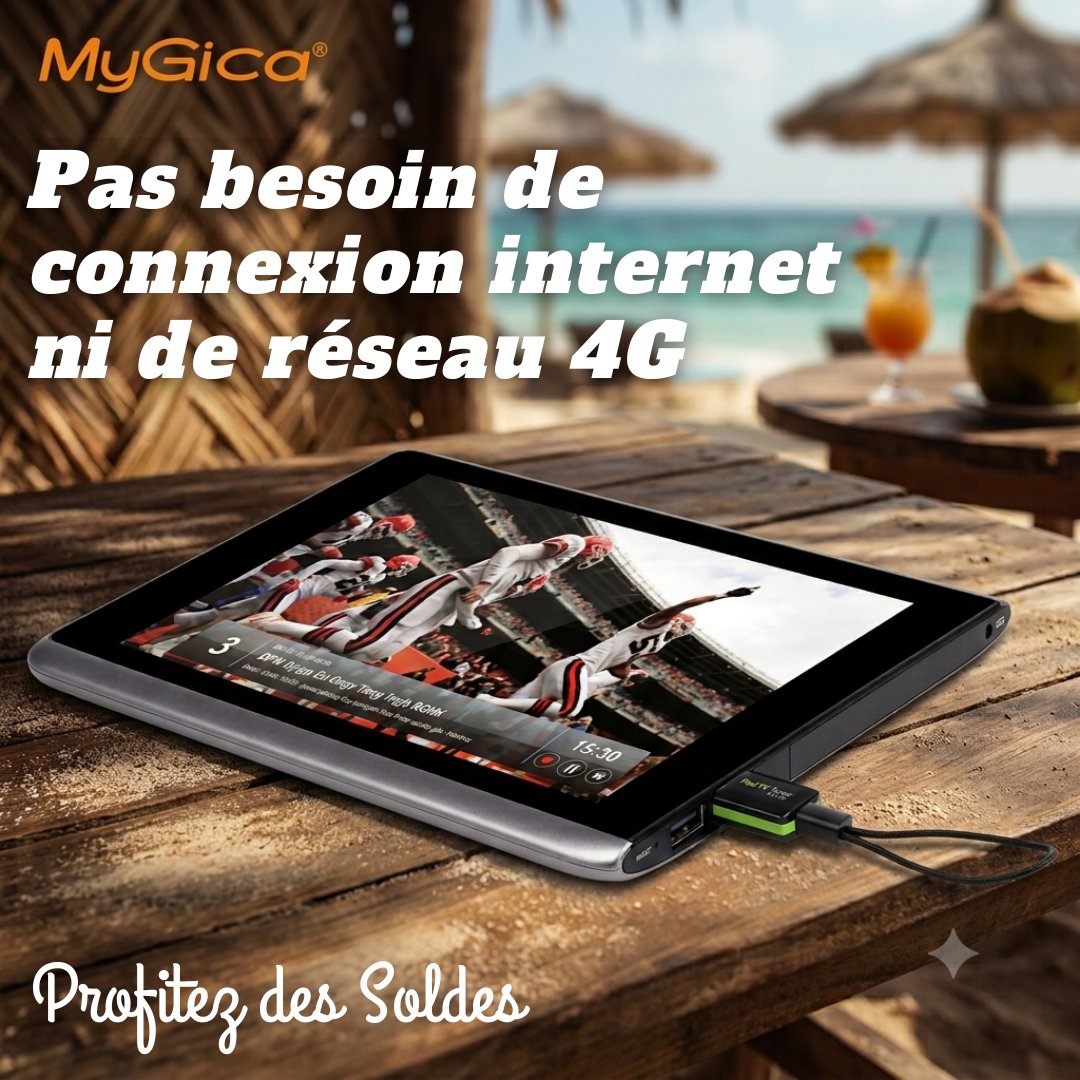 TVCorner_infos's tweet photo. Le match s'invite à la plage ! ⚽🏖️
Avec le MyGica PT115, transformez instantanément votre tablette ou smartphone en véritable télévision portative.
https://t.co/UHitrzqNRE
#MatchDeFoot #FootEnDirect #PassionFoot #VacancesAuSoleil #PlageEtFoot #ModeNomade https://t.co/bR2JD3WyOY
