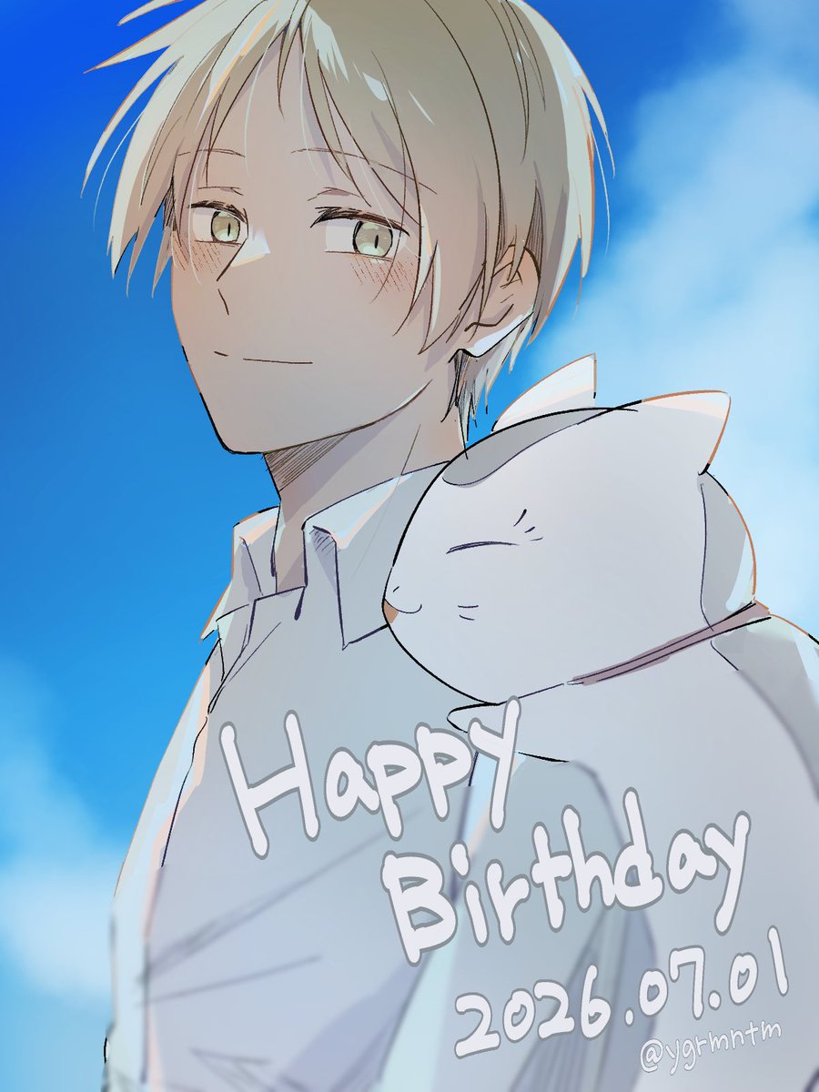 ygrmntm's tweet photo. おめでと〜〜〜〜〜！！！

#夏目貴志生誕祭2026 
 #夏目貴志誕生祭2026 https://t.co/uXdPSfoVc9