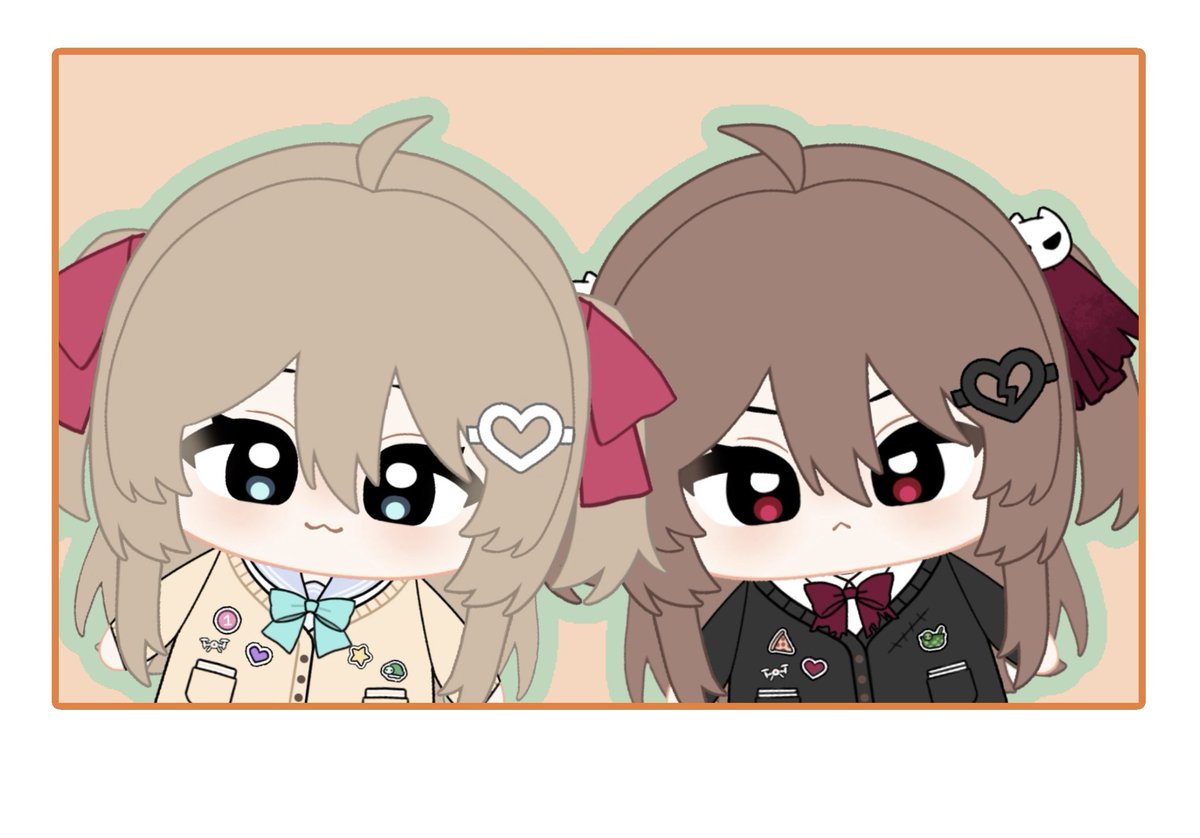 Evanzhuuu's tweet photo. Neuro &amp; Evil ぐうじん
#heartheartart #neurosama #evilneuro https://t.co/p7JtMhIQP0