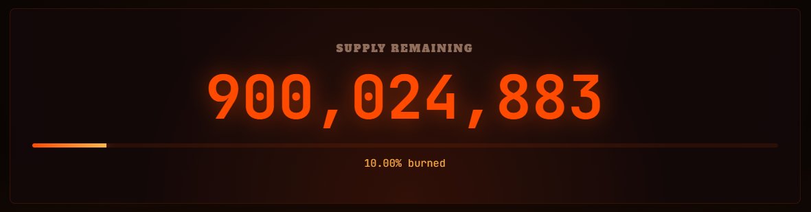 TheBurningBull's tweet photo. 1 Billion in supply down to 900 Mil  

We have Burnt 10% of our supply in just 7h  

Bonding today!  

$BURNBULL
ENgCV23qV1yQud7UgVrtYZ78CpBnuVVVJRQGtYxBpump https://t.co/Y3S5Sr7zg9