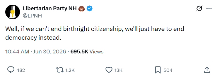 Political Extremist Ls tweet media