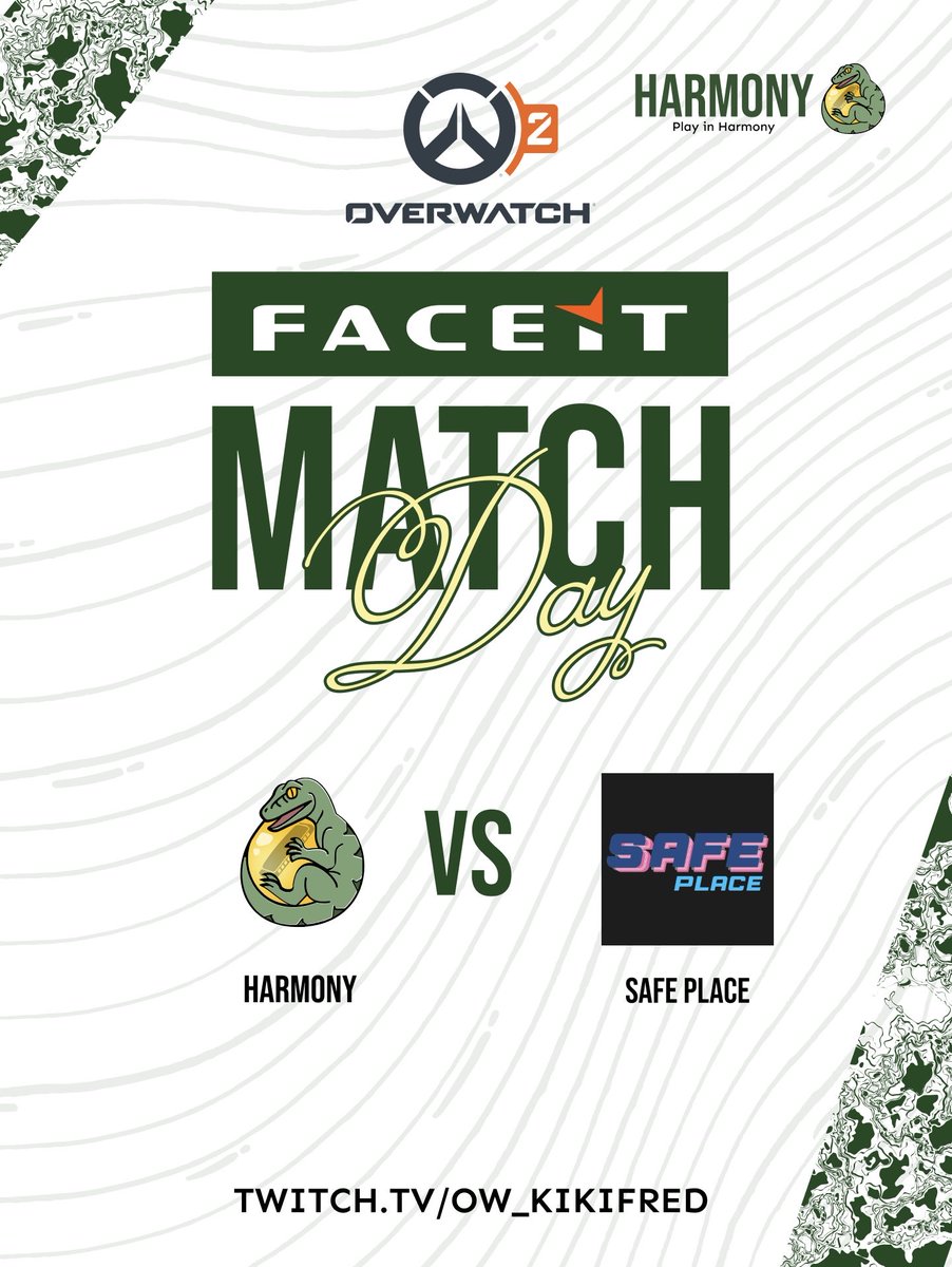 Harmony__Esport's tweet photo. Cinquième match de FaceIt League Expert pour nos Harmony ce soir contre Safe Place ! 🦖

Rendez-vous sur Twitch ce soir à 20h.💚

https://t.co/nuiLG6oNPV 🎥 https://t.co/gJJDMMUBEO