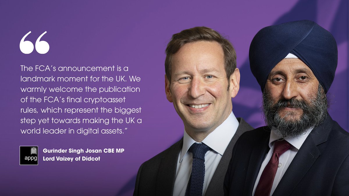 Crypto & Digital Assets APPG tweet media