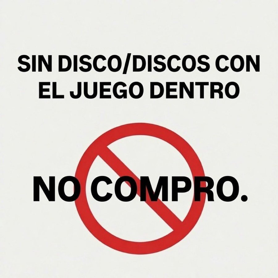 Urban_Nexxus's tweet photo. NO AL FORMATO DIGITAL EXCLUSIVO  NO A LA LICENCIA DIGITAL REVOCABLE   

@PLAYSTATION

#NOCOMPROMÁSJUEGOS #PS4 #VIDEOJUEGOS https://t.co/D8cJkuQLbT