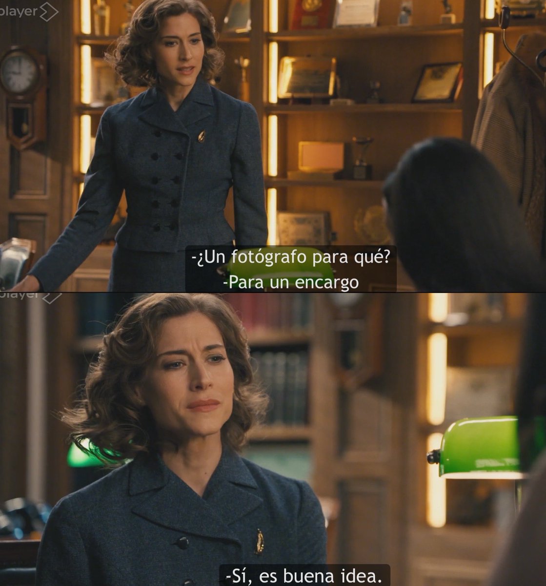 Leire_MyC's tweet photo. Marta sí que tiene a la fotógrafa idónea para el reportaje publicitario que quiere Brossard, pero veremos si se atreve a comentárselo a Fina. Esta escena con la francesa tampoco ha sido gratis… 👀 #Mafin https://t.co/qXG5xIyITr