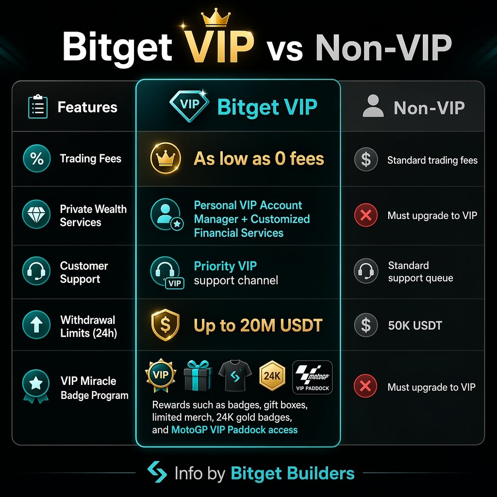ummu_salmah0555's tweet photo. Every trade is a step forward. As I work toward Bitget VIP, I believe lower fees and dedicated support will make my trading journey even better. The VIP Miracle Badge Program is also a great way to reward committed traders. 📈💙 #BitgetVIP #Bitget https://t.co/FShT6mL5rQ