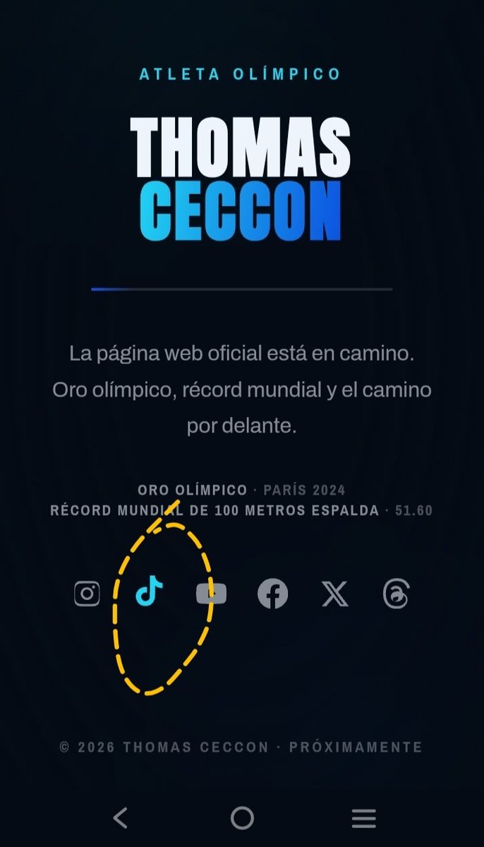 Claudia39989001's tweet photo. Thomas se ha creado una cuenta de tik tok que felicidad 👏👏🎊♥️
#thomasceccon https://t.co/SMNWP5jUJ0