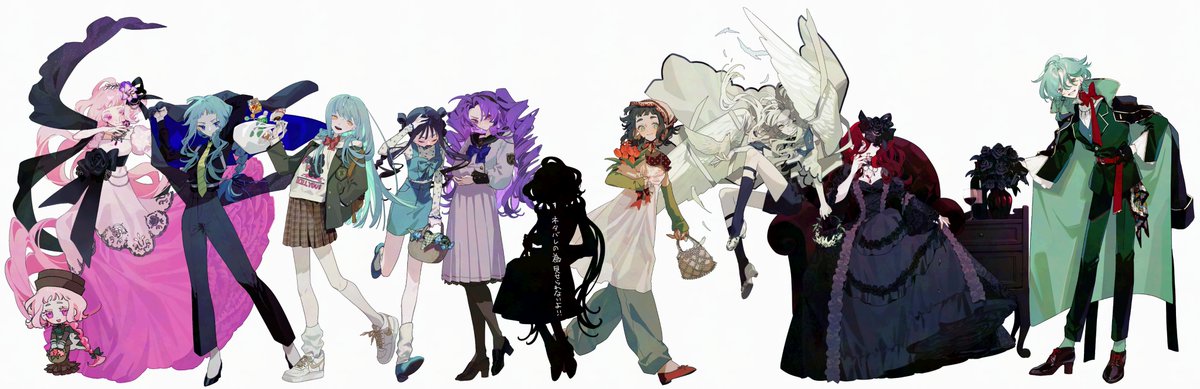 microbe_volvox's tweet photo. 上半期の立ち絵たち、男一人しかおらんの？？？ https://t.co/Ug3jiaWOWK