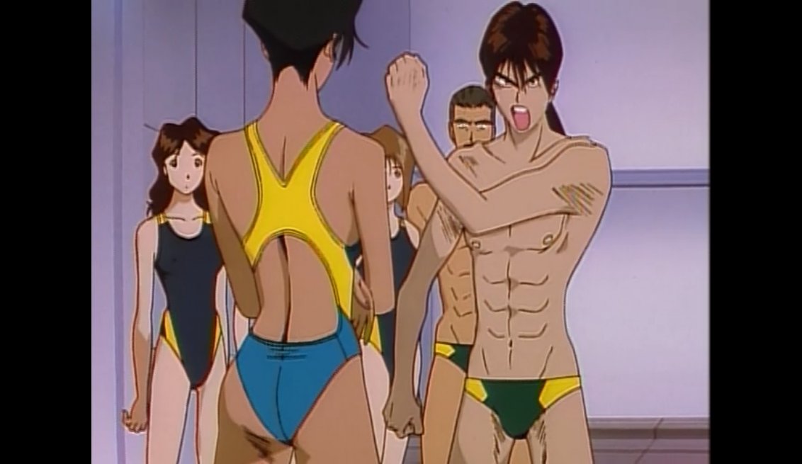 omaru0083's tweet photo. GOLDEN BOY さすらいのお勉強野郎 第4話

昨日のコナンの流れからおススメに出てきて水着回が
あったので！ｗ30年ぐらい前の作品なんですが、この
頃はまだ競パンが主流だったんですね！いい時代���った
な～競パンだけは昔に戻って欲しいわｗあと錦太郎くん
かわいい(´∀｀*)ｳﾌﾌ https://t.co/P0ZGGHG744
