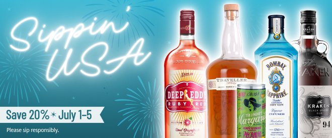 VirginiaABC's tweet photo. 🎆Your Fourth of July weekend starts here.🎆

Save 20% on select 1.75L spirits and canned cocktails July 1–5.

https://t.co/nYibOaXQtS https://t.co/5R3HB20jnV