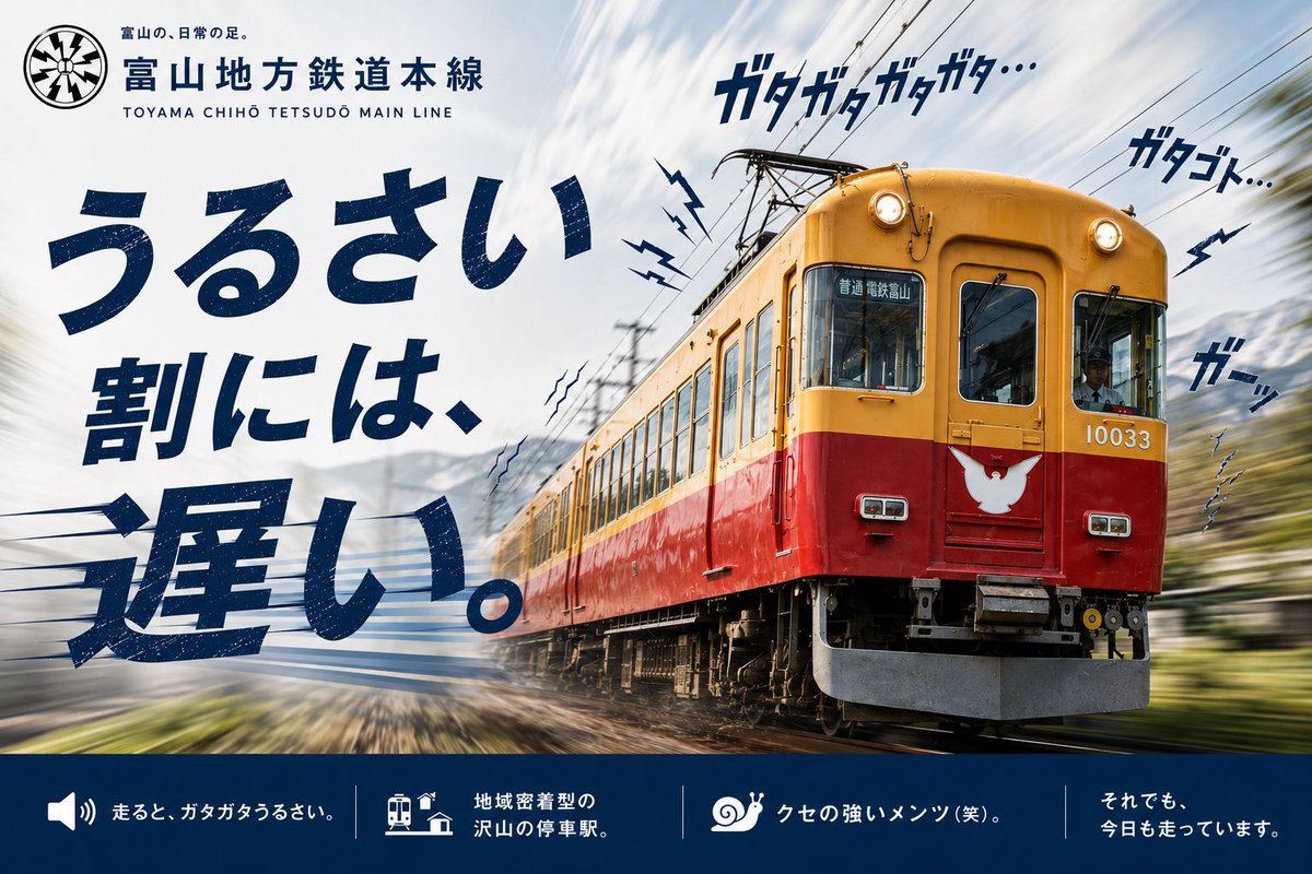 tepurapro's tweet photo. 富山地方鉄道Ｖｅｒ． https://t.co/rqsiuV4D5d