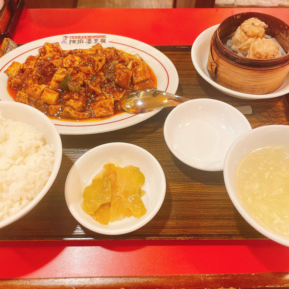 yukke_ga's tweet photo. 麻婆豆腐欲満たされたランチ https://t.co/121Z7pr0rS