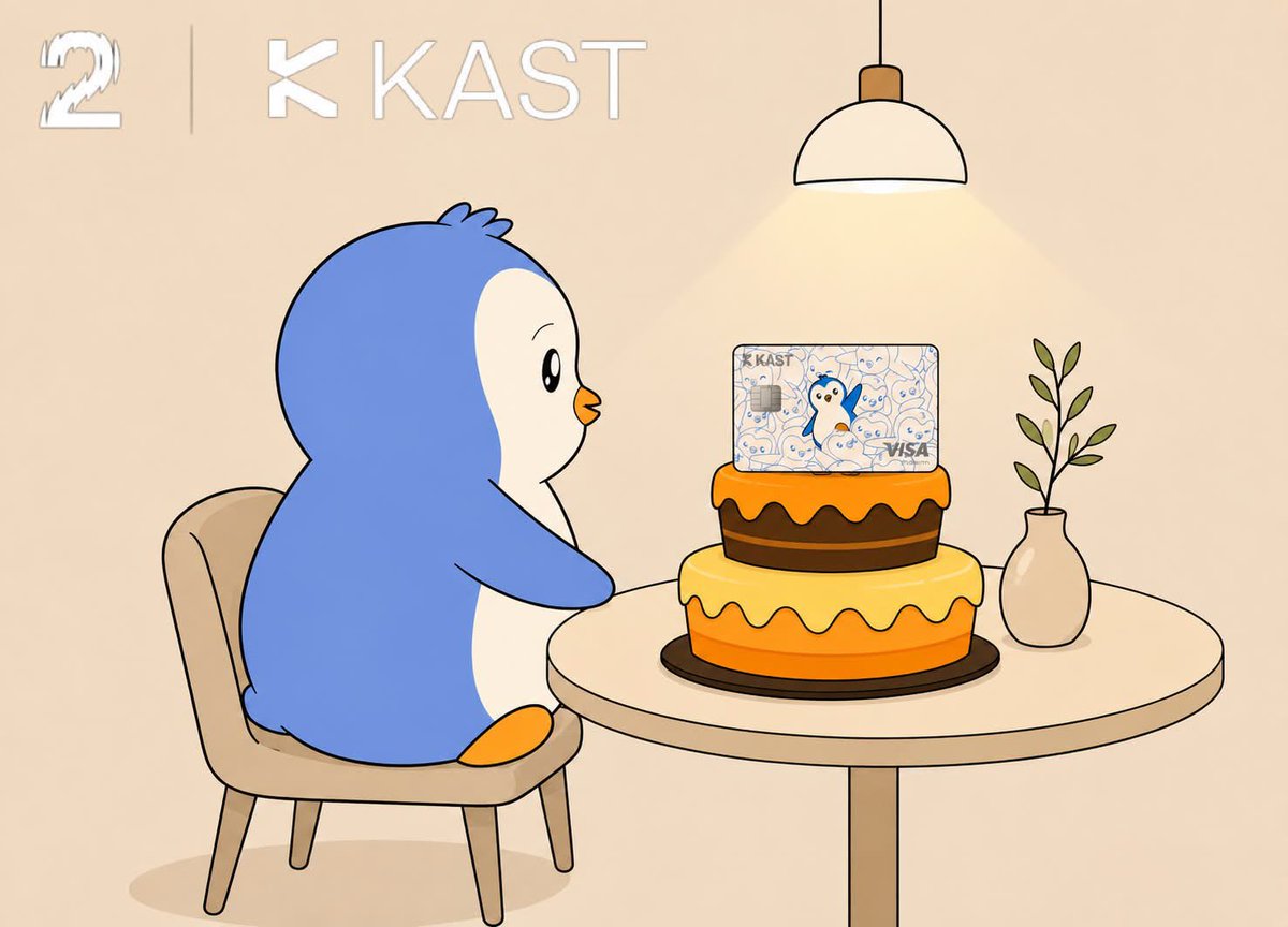 Marco20x's tweet photo. 2 years. Countless milestones.

From a bold idea to an increasingly sophisticated Web3 payment ecosystem, KAST has proven that innovation is not just a promise, but action.

Over the past two years:

Bringing crypto closer to everyday spending.
Building an ever-growing community.
Continuously upgrading the product and user experience.

This is just the beginning.

Happy 2nd Anniversary, KAST!
@KASTxyz