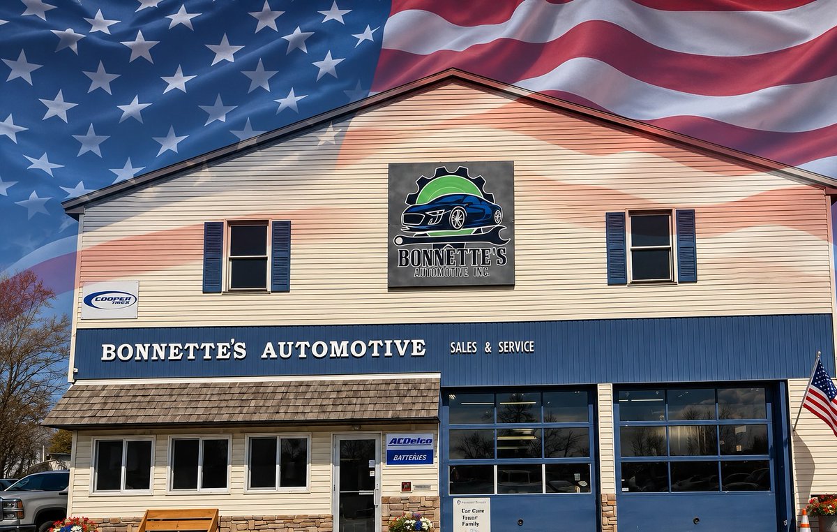 bonnettesautoMA's tweet photo. JULY 4th HOURS:
We are open and still have available appointments for Friday July 3rd.  
We will be closed on Saturday July 4th and will return regular business hours Monday July 6th. https://t.co/kDZeJecYHl