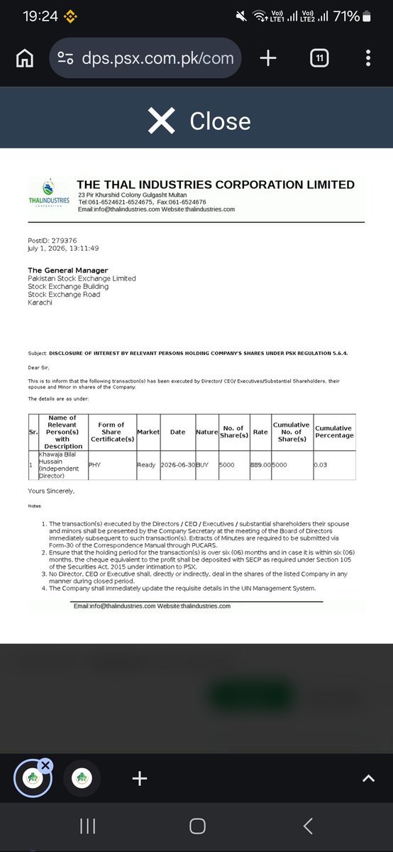 StutterFreak's tweet photo. #TICL #PSX sponsors buying back their own company. Company valuation very cheap as per sales per share 3000+
EPS annual near rs. 200
Soon 2000+ multi bagger https://t.co/CClDKAy81O