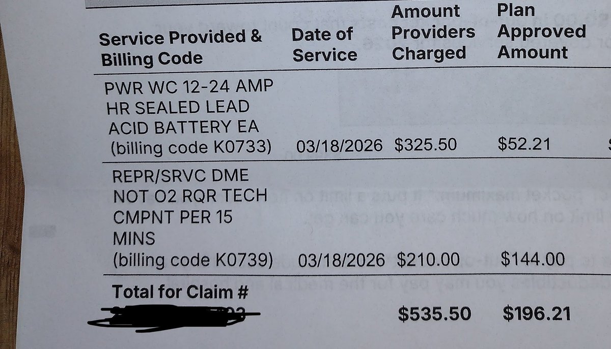 42ParanoidDroid's tweet photo. @WallStreetApes Insurance is a total scam. This exact same set of 2 batteries is $44 on Amazon https://t.co/mdNpAGOHil