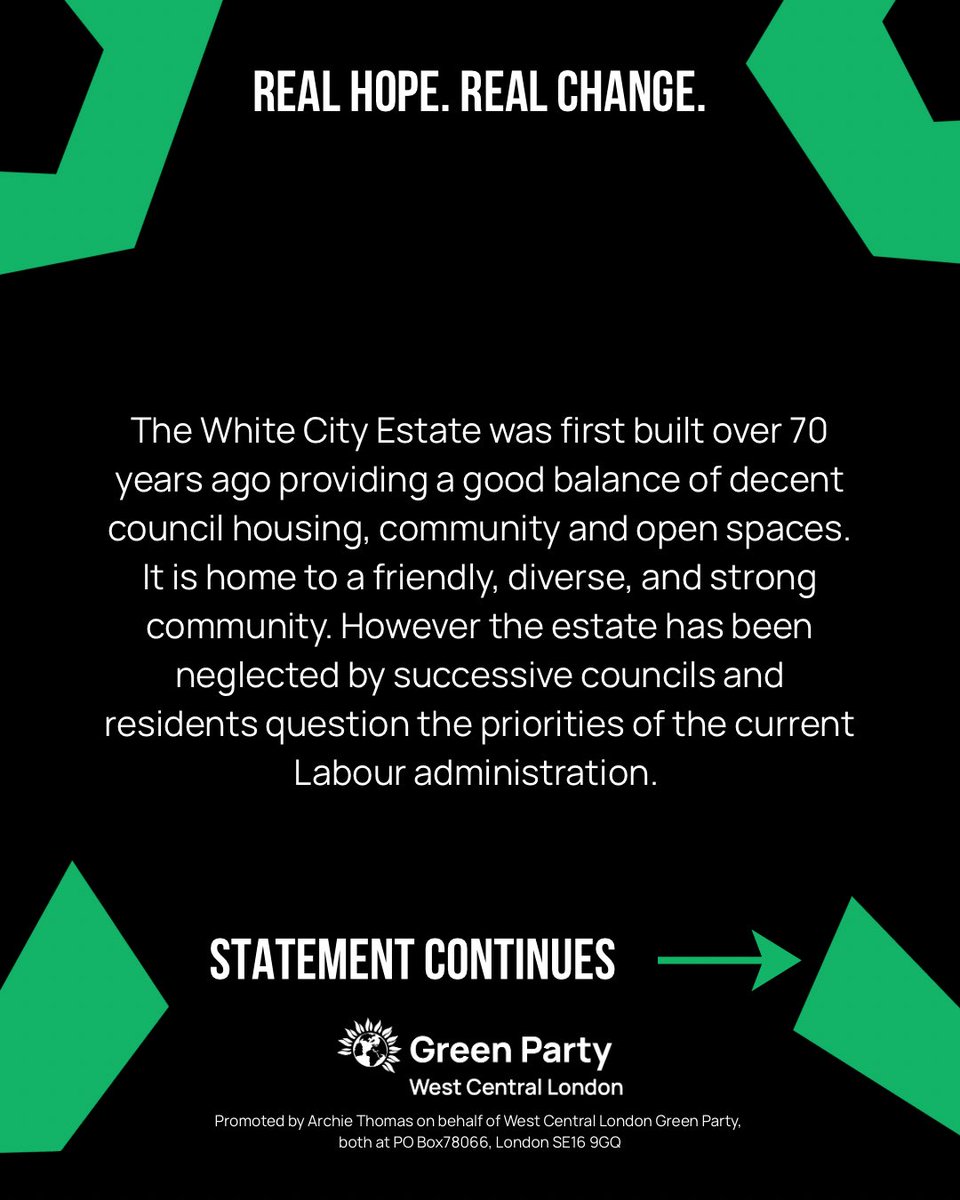 archiet106's tweet photo. H&amp;F Green Party Statement on White City Fire https://t.co/1QwFa2rgbt