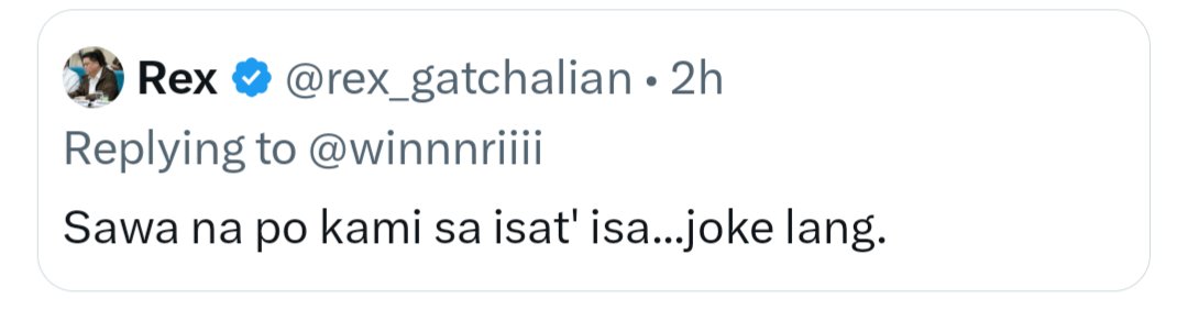 weirdosizey's tweet photo. HAHAHAHA kaya pala ganito ang banatan ni secretary chareng HAHAHAHA
https://t.co/Dn7tZYMlGE https://t.co/WFhACRIXlS