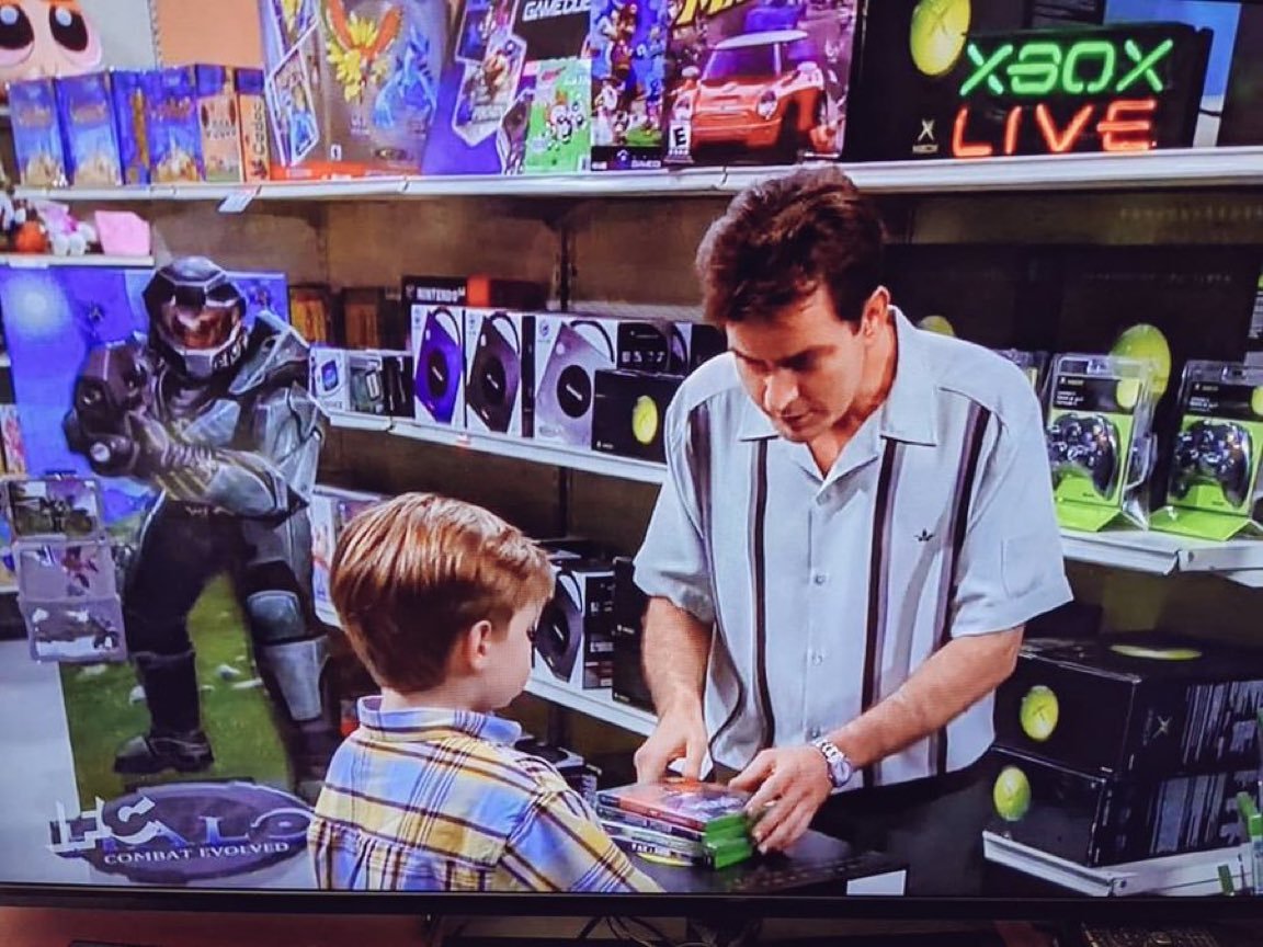 VideoGameHstry's tweet photo. Two and a Half Men (2003) https://t.co/x5J3DkRub3