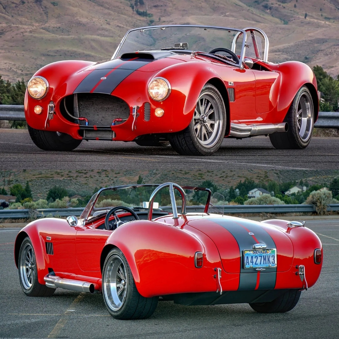 HemmingsNews's tweet photo. Built to honor a legend. This 2008 Superformance MKIII Cobra features a 525HP Roush 427SR, Tremec 5-speed, ceramic side pipes, and Carroll Shelby's autograph.
Make An Offer at https://t.co/3ZrEmohT49!
#Hemmings #RoushPerformance #ShelbyCobra #ManualTransmission #CollectorCar https://t.co/aQ469b34tu