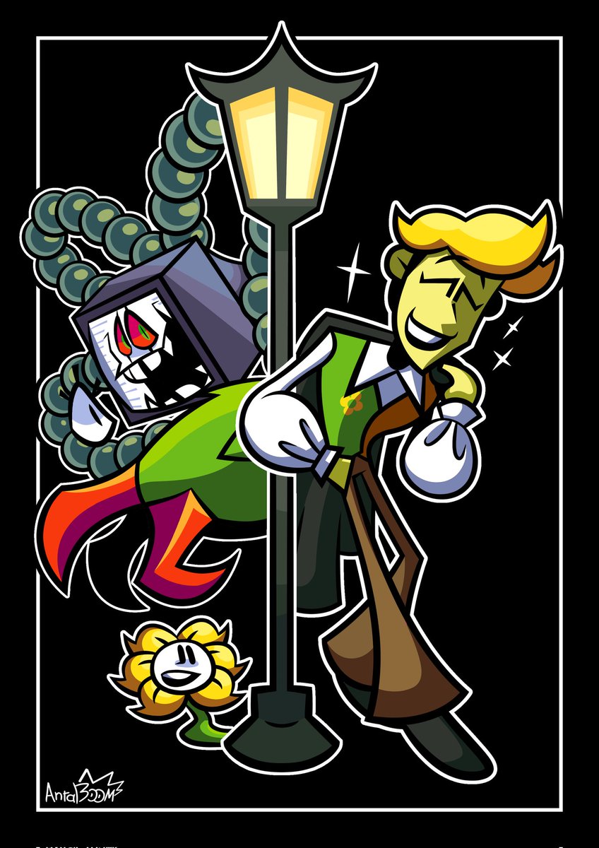 AntaBoom's tweet photo. #deltarune #deltarunespoilers #Flowery #Flowey #undertale #art https://t.co/YwTq1Kgr27