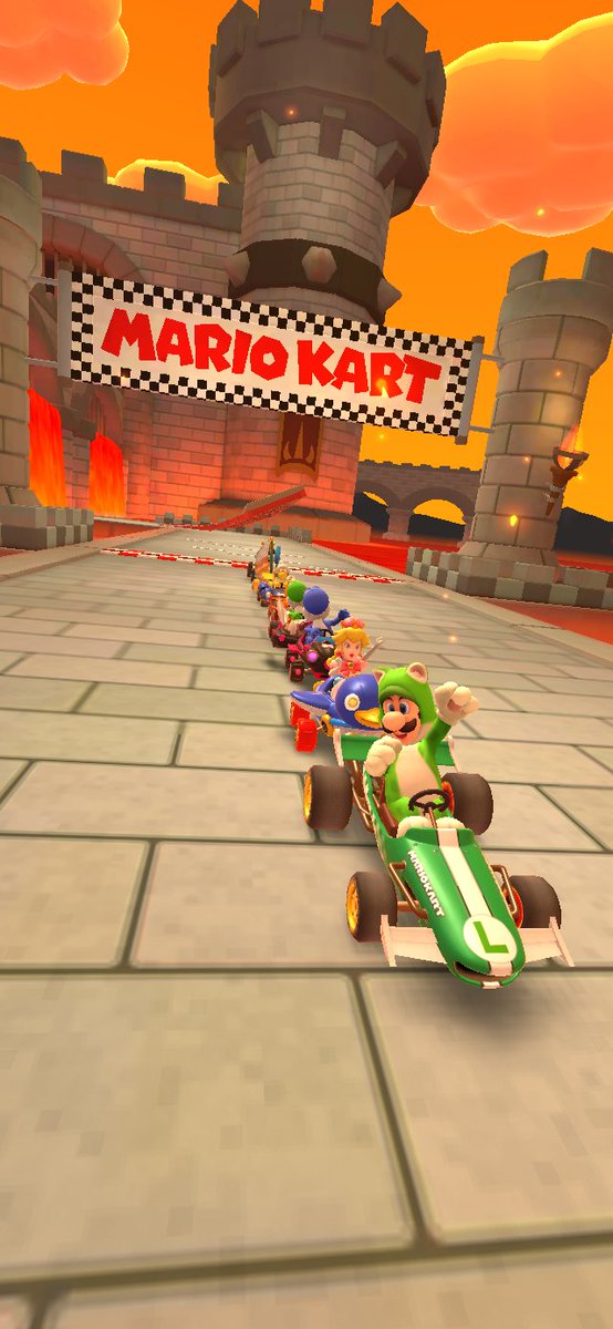 AlvinSa50495218's tweet photo. @urthe1_rosa @redit202 @DixieKongFans Cat Luigi, Peachette &amp; her two Yoshi vs. King Bob-omb, Larry Koopa and his Bowser's Minions Dry Bones Gold/Ice Bro on the SNES Bowser's Castle 3

#MKTPerfectShot #luigi #peachette #toadette #yoshi #kingbobomb #larrykoopa #koopalings #supermario #mariokart #mariokarttour #nintendo https://t.co/o91VXAnjAk