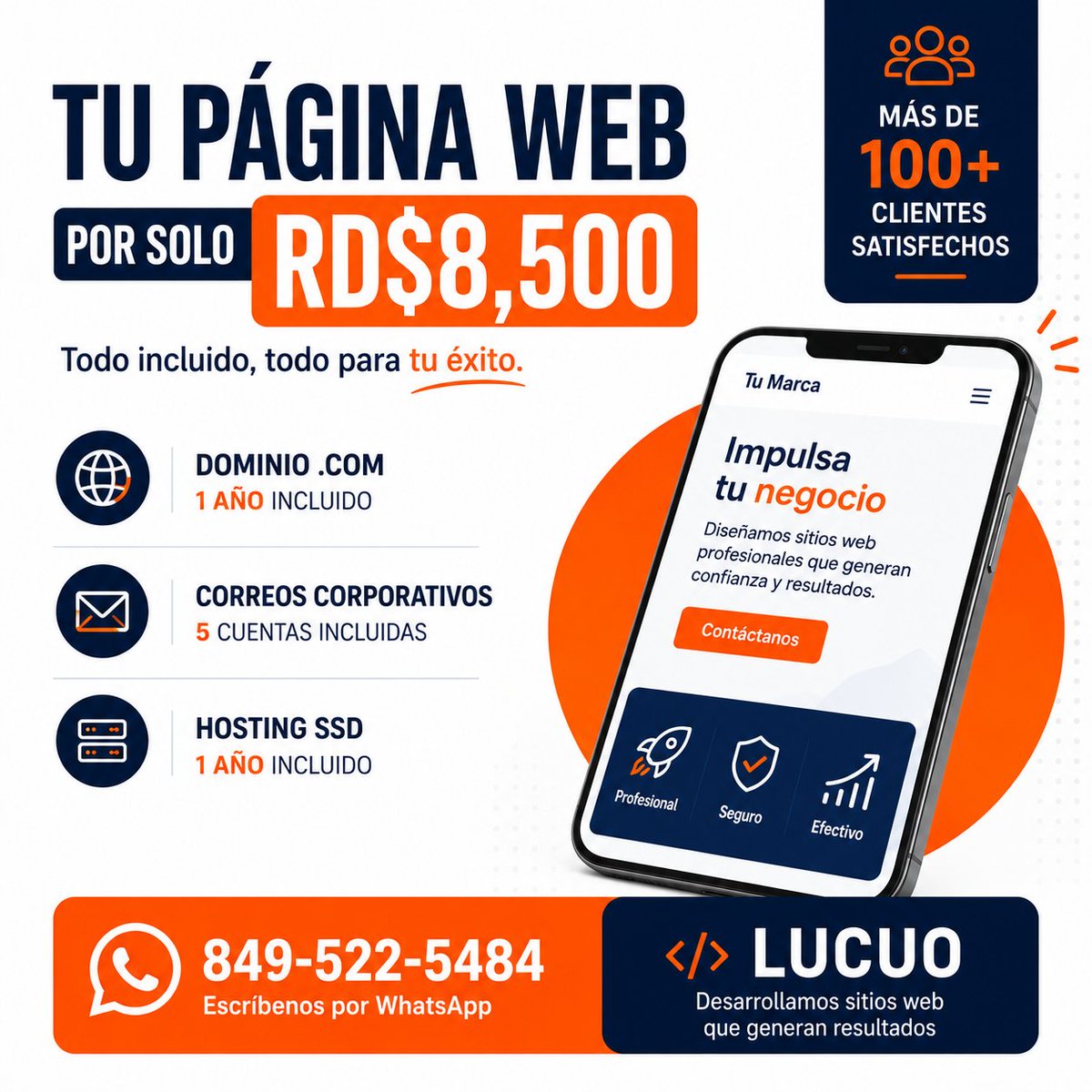 lucuodev's tweet photo. ¡Tu presencia digital importa! Y mucho... Desarrollamos tu sitio web profesional.