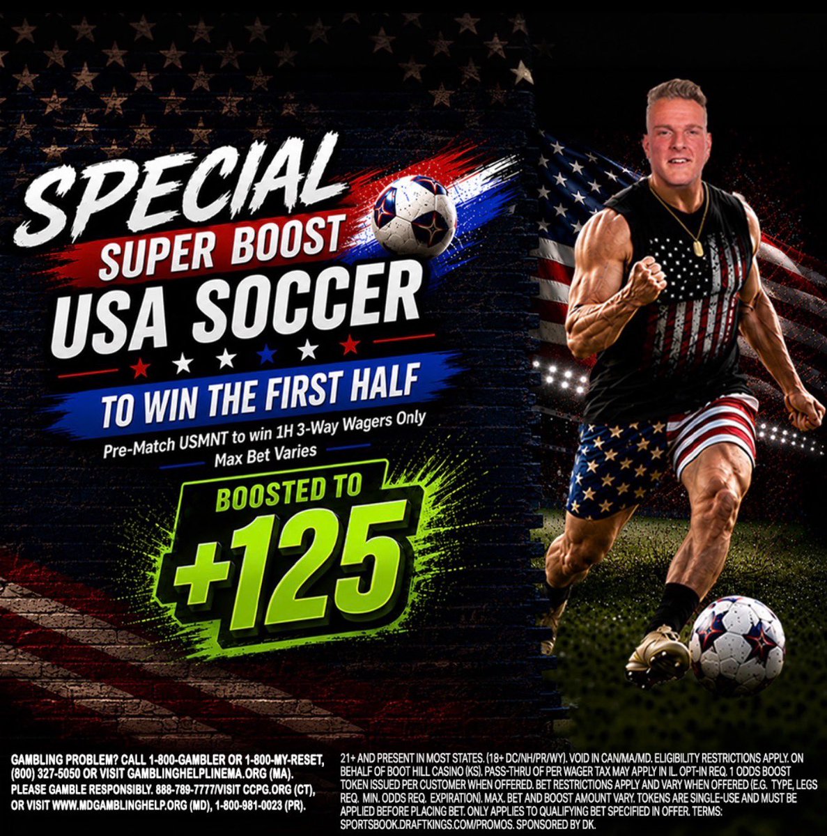 HammerDAHN's tweet photo. NOW WE GO 🇺🇸🇺🇸🇺🇸 #DKPartner https://t.co/kDObBZSvvh