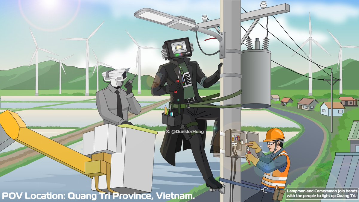DunklerHung's tweet photo. Your first mission, Lampman: Turn on your light and together, let's illuminate Quang Tri!
#SkibidiToiletfanart #SKIBIDITOILEToc #SkibidiToiletart #skibidi_toilet https://t.co/tokGvRsSBW