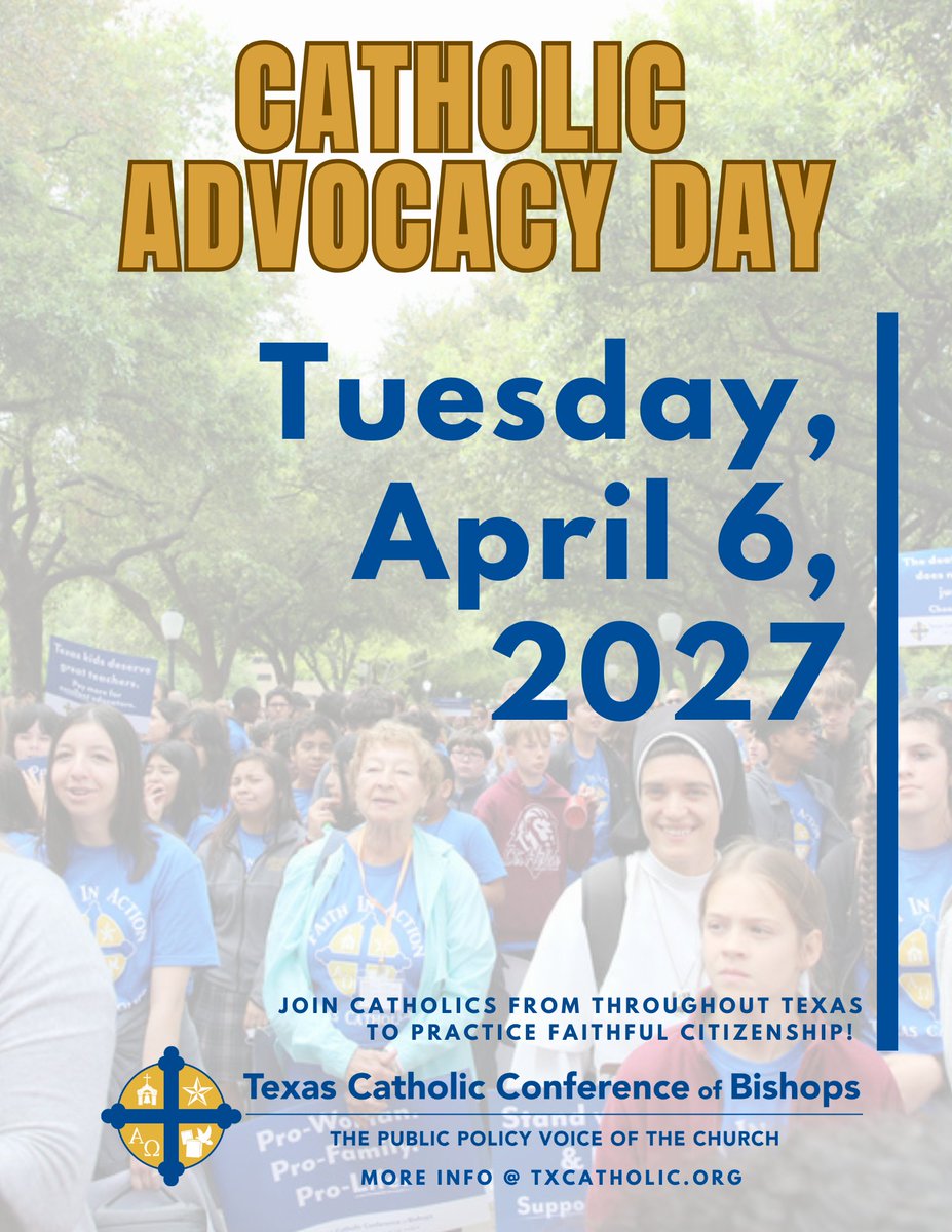 TXCatholic's tweet photo. Save the Date! #txlege https://t.co/HYEEN41w2k