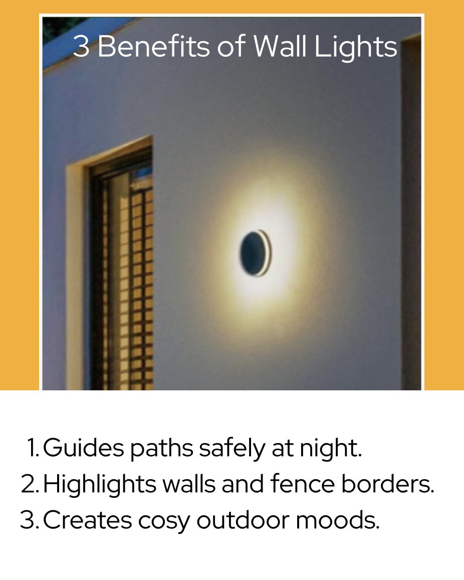 LightProTrade's tweet photo. Here are 3 big reasons to add wall lights to your garden layout:
Guides paths safely at night. 🚶♂️
Highlights walls and fence borders. 🧱
Creates cosy, welcoming outdoor moods. ✨
Which wall light from our range is your favorite? Let us know below! 👇
#Lightpro #WallLighting https://t.co/qE5130yv1j