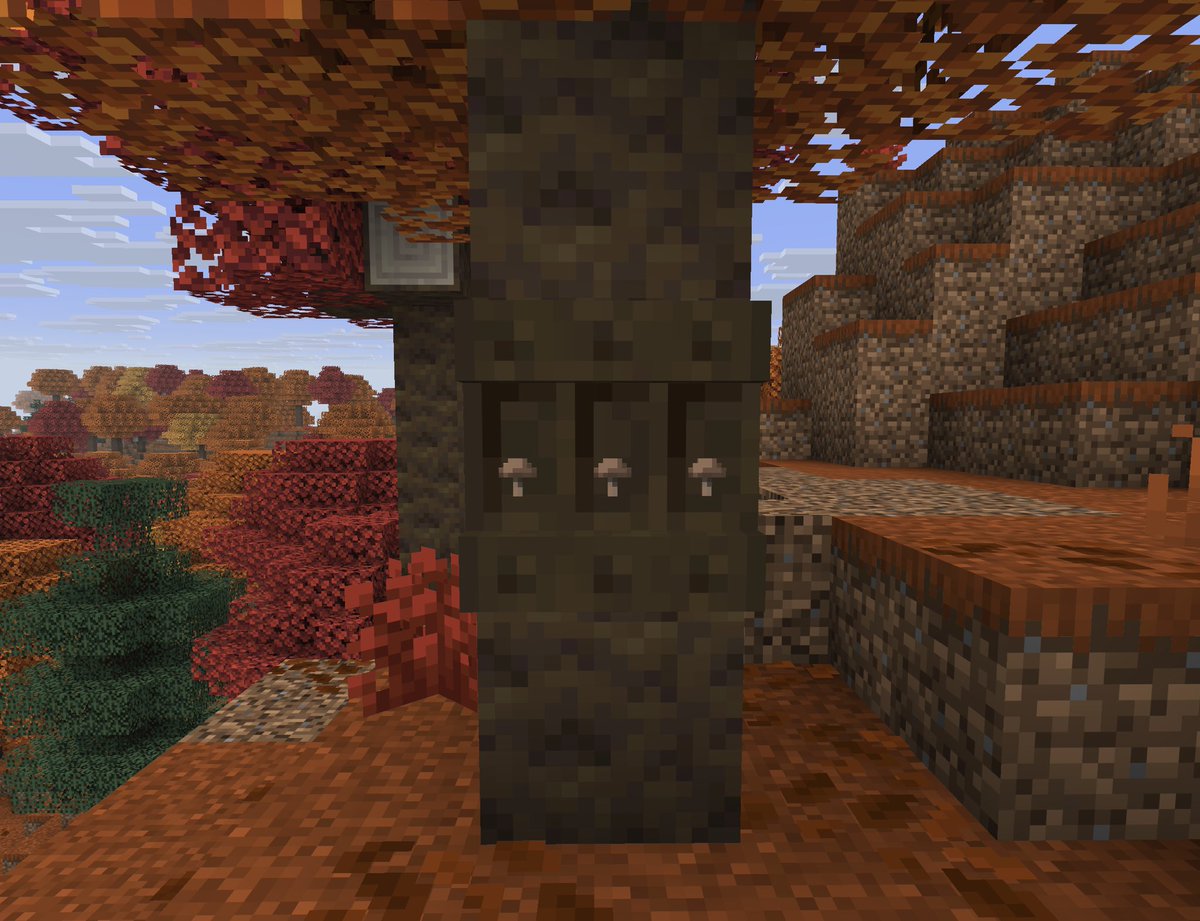 MintRefresh_MC's tweet photo. #Minecraft's new Shelf Mushrooms are a game changer https://t.co/bzCfYgc3ww