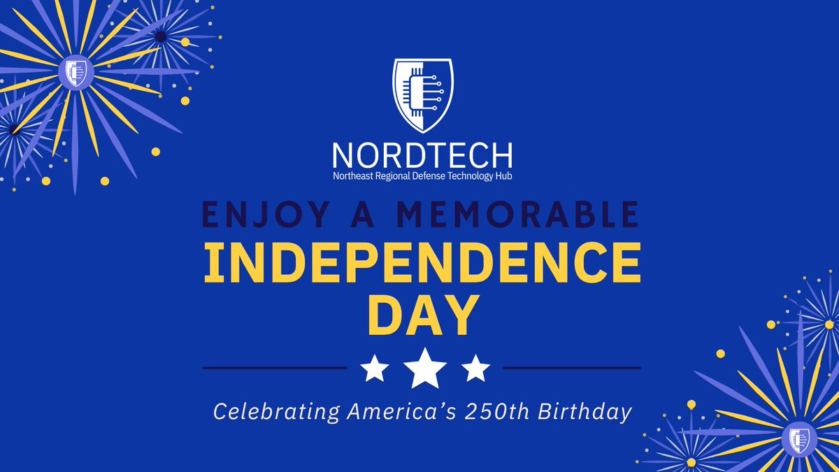 NORDTECHub's tweet photo. 🇺🇸 Happy Independence Day from @NORDTECHub!

As we celebrate #America250, we recognize the innovation and collaboration that drive technological advancement and strengthen our nation's future.

Wishing everyone a safe, happy, and memorable Independence Day. https://t.co/aJ0p8aclz6
