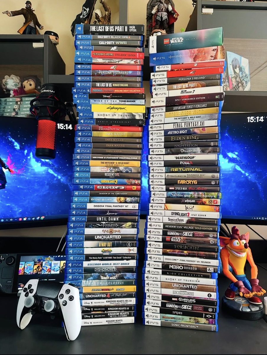 robertbitten_'s tweet photo. eu amava colecionar mídia física, essa foi a pior decisão que já vi eles tomarem

pior é saber que tudo isso aqui vai valer de nada pra um futuro PS6 que nem leitor deve ter

brutal https://t.co/MoAb8m3I3S