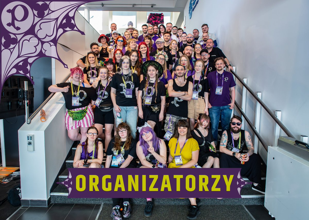 pyrkon's tweet photo. Organizatorzy - dziękujemy! 💜

Przez cały rok blisko 150 Organizatorów wkłada swoje serce, czas i pasję, by stworzyć miejsce, do którego co roku chce się wracać. 😎 

Dziękujemy Wam za wszystko, co robicie. ❤️

#Pyrkon https://t.co/utW7juvzba