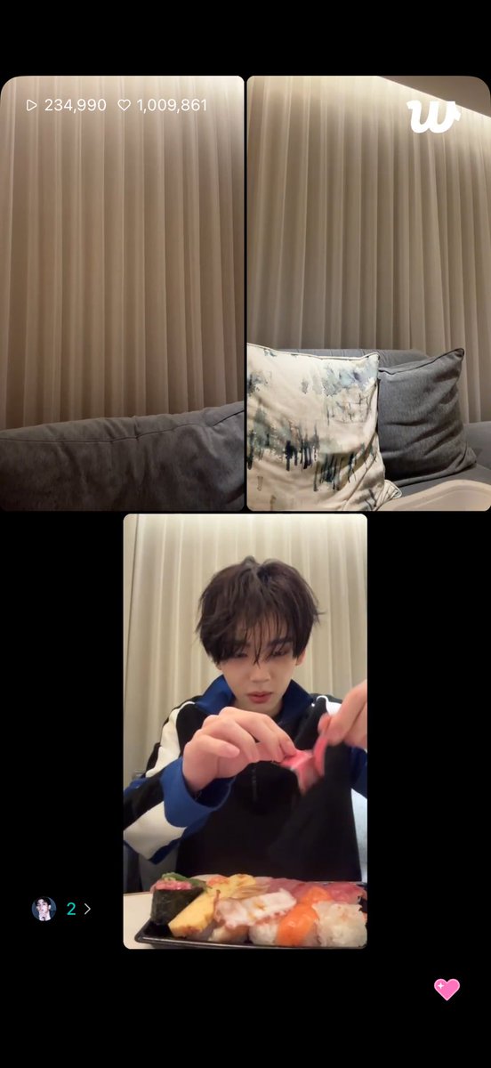 boksongS2's tweet photo. 유진이 스시 가지러 간 사이에 형들 사라져서 혼자 노래부르면서 가장뿌리고 햇는데 유진이방 침입해서 애기꺼 다 뺏어먹었어ㅋㅋㅠㅠㅠㅠ

🐰:막내로 사는 거 쉽지않습니다 고달퍼요 https://t.co/XSgJxCzued