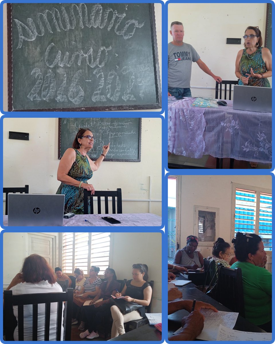 DailyPrezR1965's tweet photo. La Inteligencia Artificial (IA) en función de la Educación Cubana, tema de preparación en el Seminario de Preparación para el curso 2026-2027 en #EducaciónEncrucijada.
#CubaEduca
#CubaMined
#VillaClaraConTodos https://t.co/KDTxi2kKay