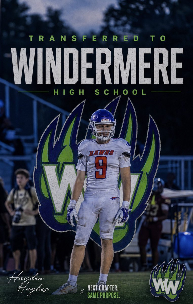 KulczarTra55707's tweet photo. I want to thank all my coach’s at horizon for a great 3 years and for everything they taught me for my senior season I will be transferring to Windermere High School! 

@WWHS_Football @PrepRedzoneFL @FlaHSFootball @FLPrepVarsity https://t.co/QrTpSu8OrK