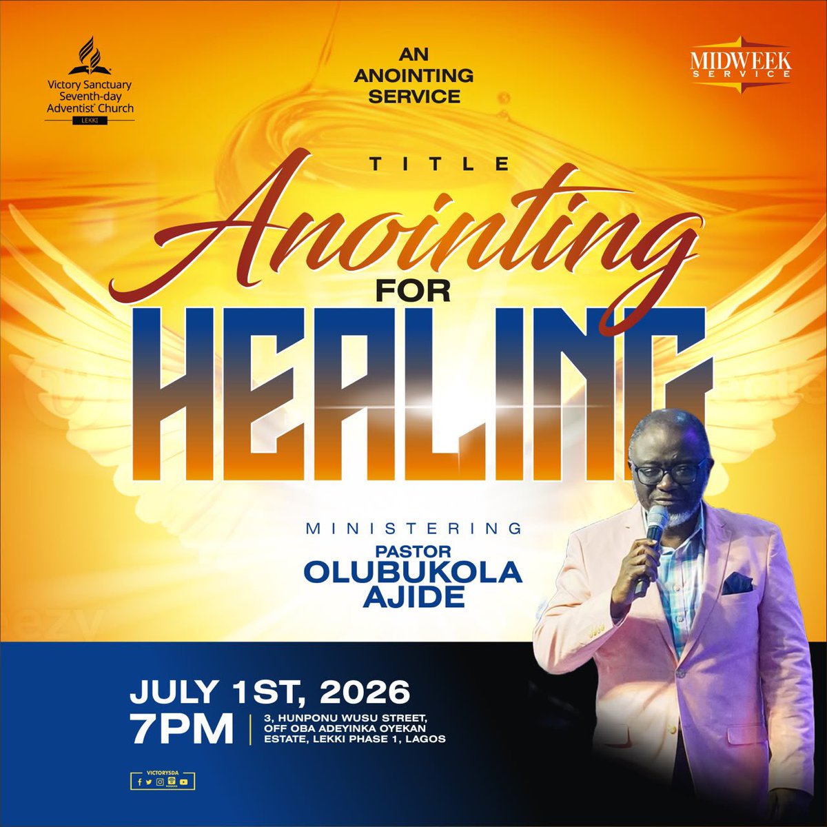 VictorySDA's tweet photo. *Join us TONIGHT for our Anointing Service for Healing!*🤲🏽🤍 🕊️✨

Are you trusting God for healing in your body, mind, emotions, or family? Tonight, come in faith and receive a fresh touch from the Great Physician. *God’s healing power is still at work!*🏆🥳✅ https://t.co/BbAgNkc80P