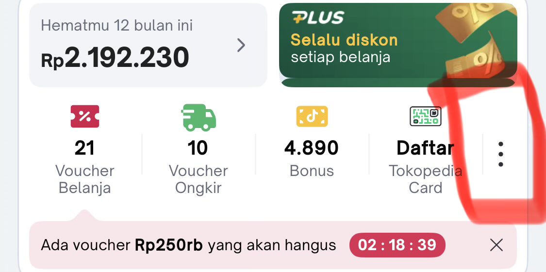 cherryoca_'s tweet photo. @Aidatulokta @tokopedia Kak coba ke profile terus klik tanda 3 ini masuk ke saldo terus verifikasi. Bisa kak aku https://t.co/BXaRCrYto1