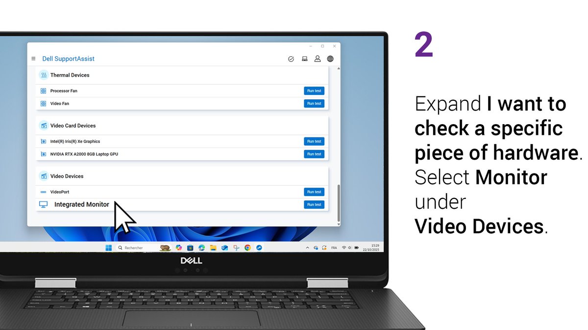 DellCares's tweet photo. 🖥️ Got video issues on your PC? 🗜️Run a quick stress test with #SupportAssist. It might just fix the problem.💬 Tried it before? Did it help? Let us know 👇#DellTips https://t.co/U9wBw4j5Kj
