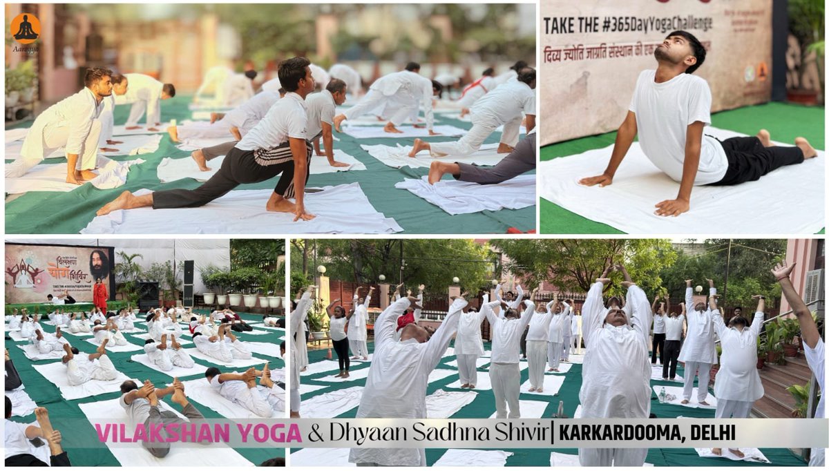 djjsaarogya's tweet photo. DJJS Aarogya successfully organised twenty-three VILAKSHAN YOGA SHIVIR at various places in Delhi and Haryana to mark the celebration of International Yoga Day 2026

#DJJS #Aarogya #AshutoshMaharajji #Yogashivir #Yoga365 https://t.co/G3oRijKnth