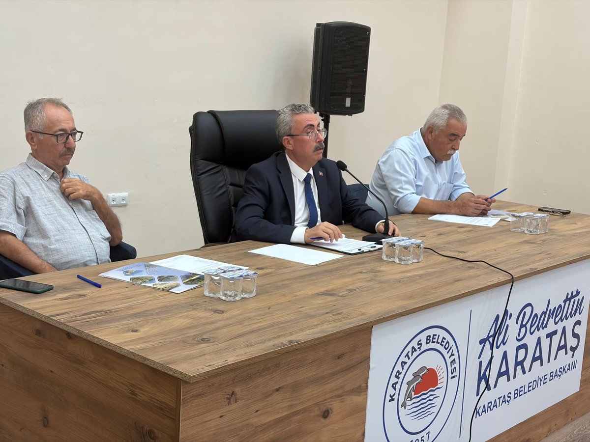 alibedrettin's tweet photo. Karataş Belediyemizin Temmuz Ayı Olağan Meclis Toplantısının 1. Oturumunu gerçekleştirdik.

Alınan kararların ilçemize hayırlı olmasını diliyorum. https://t.co/LPm08QXiR6