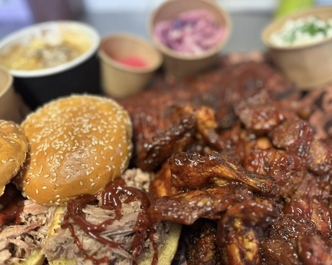 PMBrewCo's tweet photo. Gosport, we hope you’re hungry!

Sheehan’s Smokehouse will be cheffing up at our birthday party on Saturday 11th July! This is a BBQ you don’t want to miss 🥩🥩🥩 https://t.co/IndPlOClYq