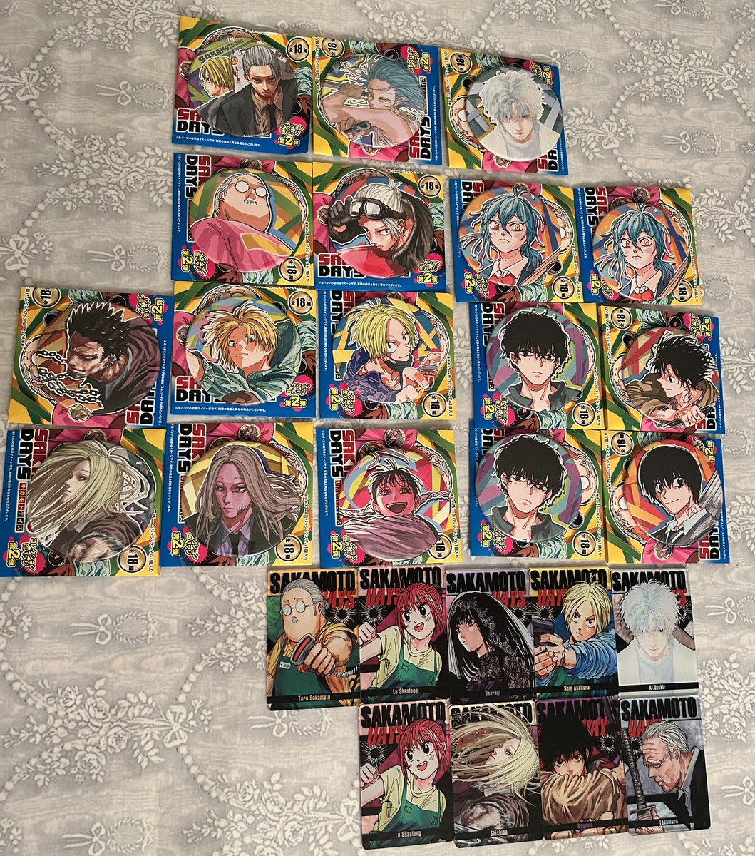 68_n00's tweet photo. 【交換】サカモトデイズ　ジャンショ
コレクション缶バッジ第2弾 
ステータスカードコレクション第1弾

譲→画像のもの

求→同種　楽

纏めての方は優先します。
気軽にお声掛けお待ちしております🙂‍↕️🩶 https://t.co/slyNu5AphY