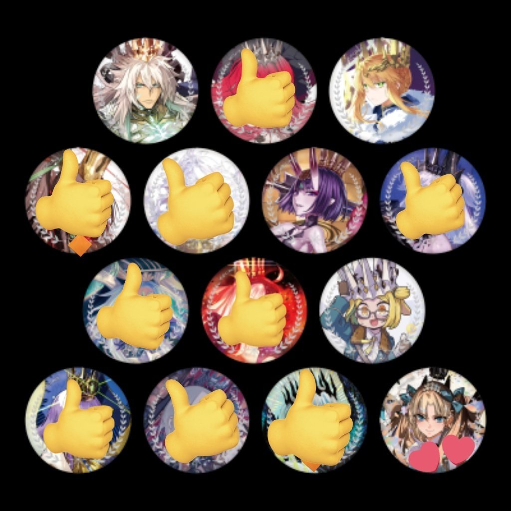suiren104's tweet photo. 【交換・譲渡】
 FGO 星見の回廊 グランドクラスの間 グランドクラス 箔押し缶バッジ オーロラカード

譲)ジークフリート、槍アルトリア、
酒呑童子、スーパーバニヤン

求)定価+送料、Sエレシュキガル、リリス、バーヴァンシー>アビゲイル1

会場で各1Box購入予定です
※買えなかった場合は通販予定 https://t.co/d5xu2FaIjb