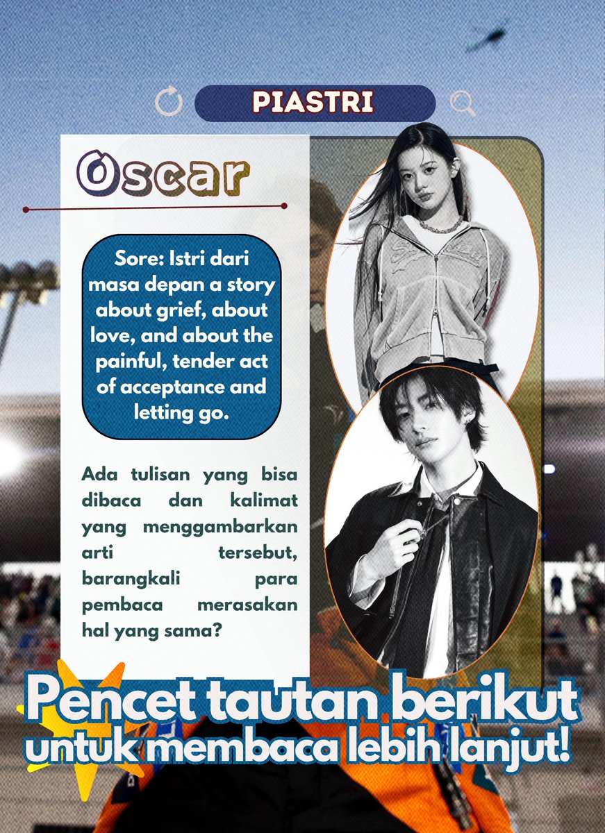 PIASTRIpals's tweet photo. Kalau boleh pilih salah satu kutipan film yang dapat diungkapkan dengan kalimat, mungkin, kutipan dari film Sore: Istei dari masa depan, salah satunya. https://t.co/J4FNMlSf7N